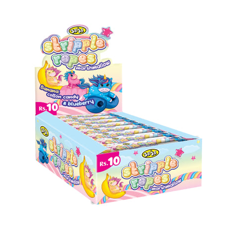 Stripple Ropes Marshmallow 24pcs Box