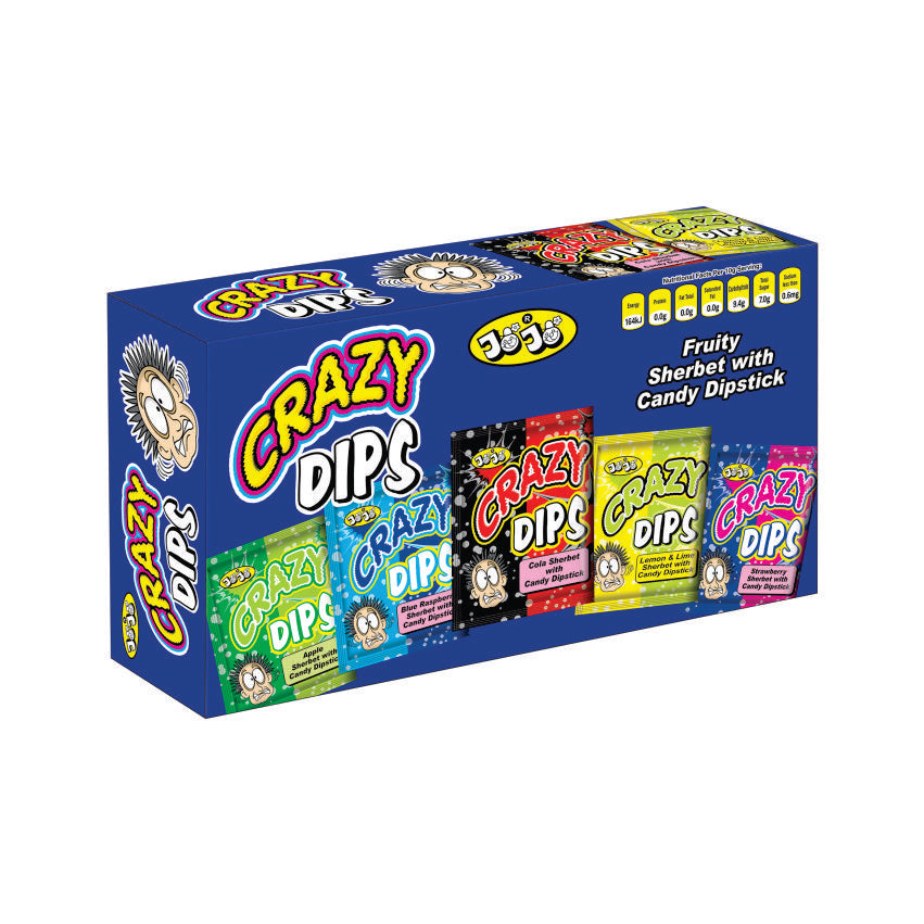 Crazy Dips Mix Flavors (12 Pieces) Box