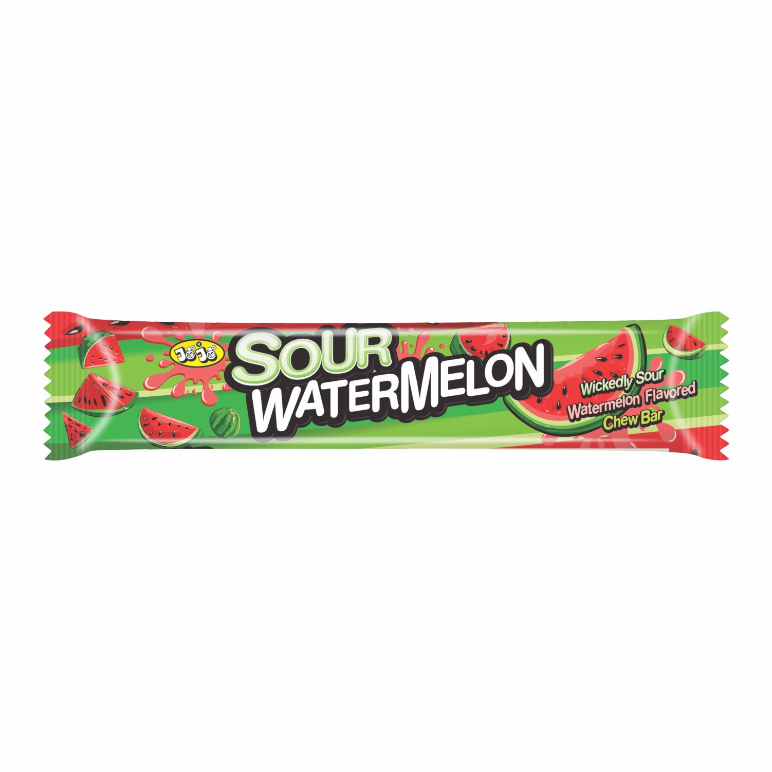 Sour Watermelon Chew Bar 24pcs Box