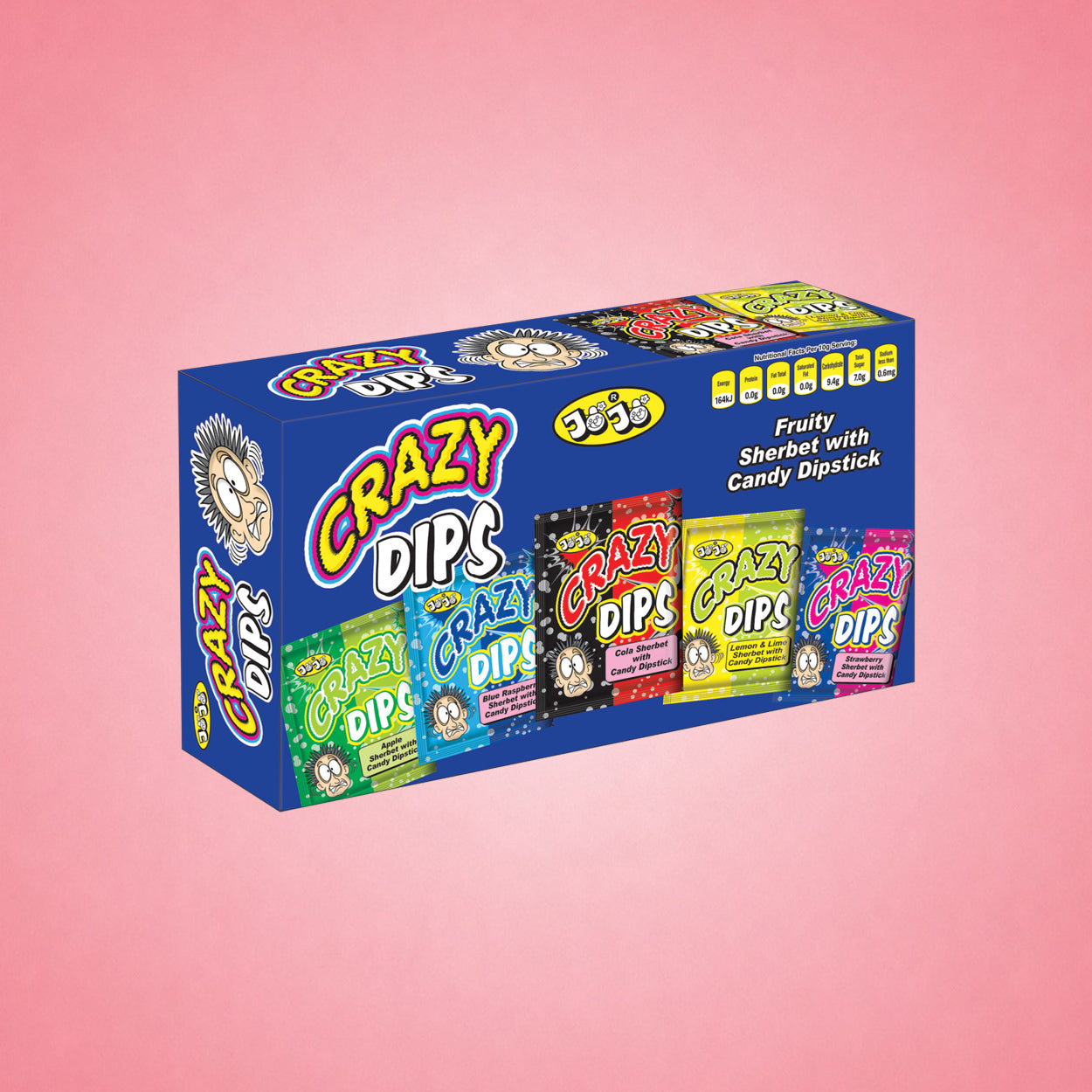 Crazy Dips Mix Flavors (12 Pieces) Box