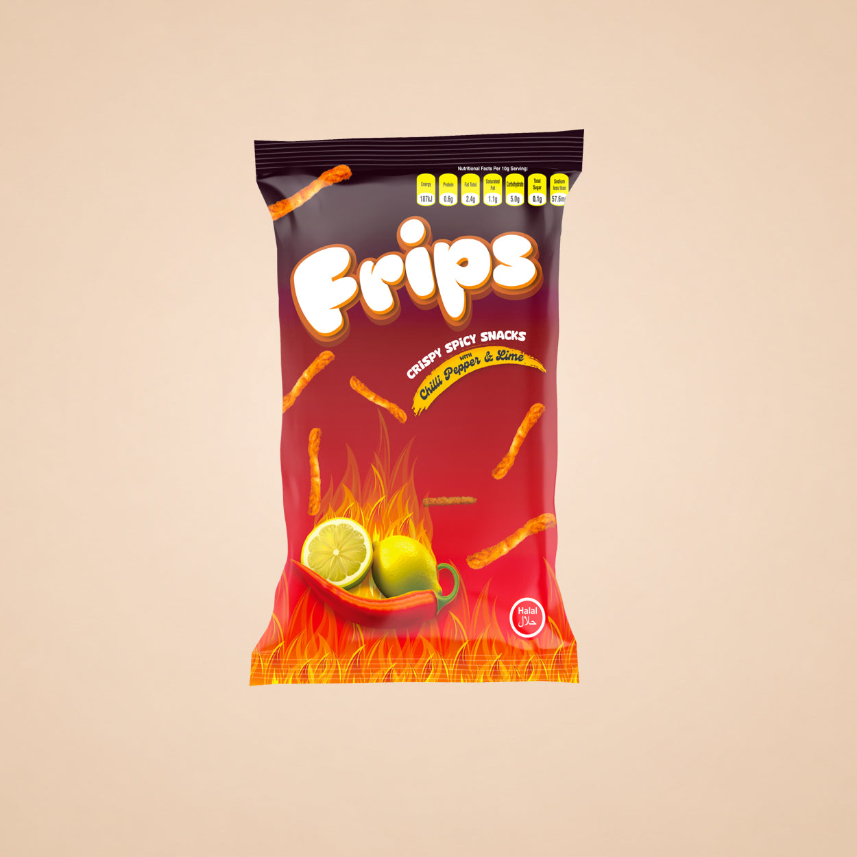 Frips Crispy Spicy Snacks (1 Bag)