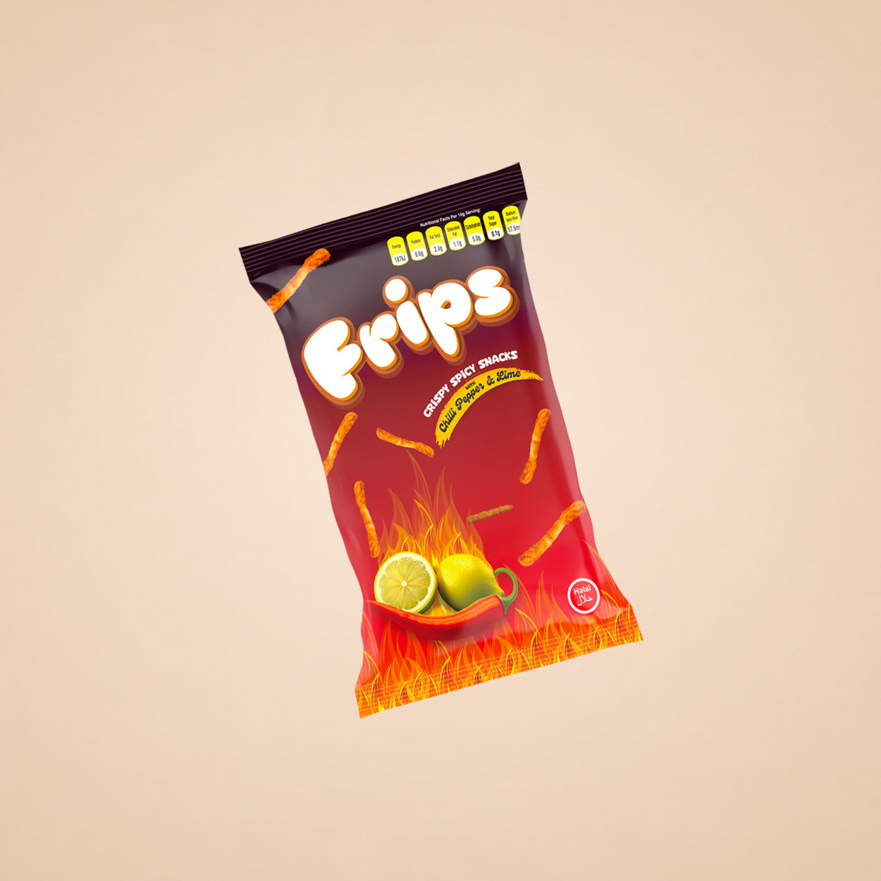 Frips Crispy Spicy Snacks (1 Bag)
