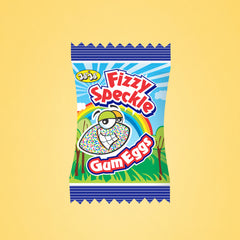 Fizzy Speckle Gum Eggs (50 pcs)