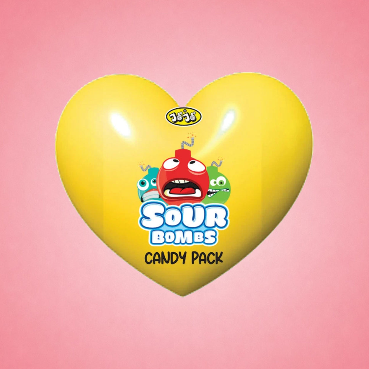Sour Bombs Candy Pack Heart Shape