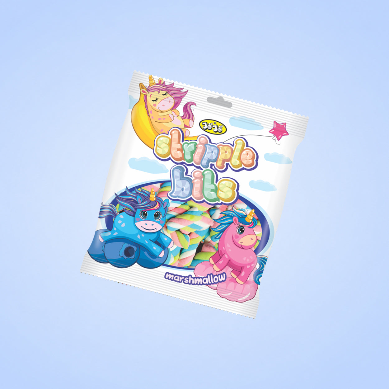 Stripple Bits Marshmallow Bag