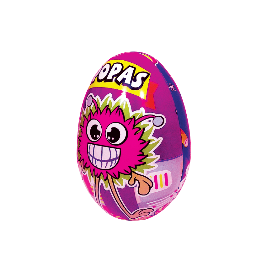 Popas Candy Tin Egg